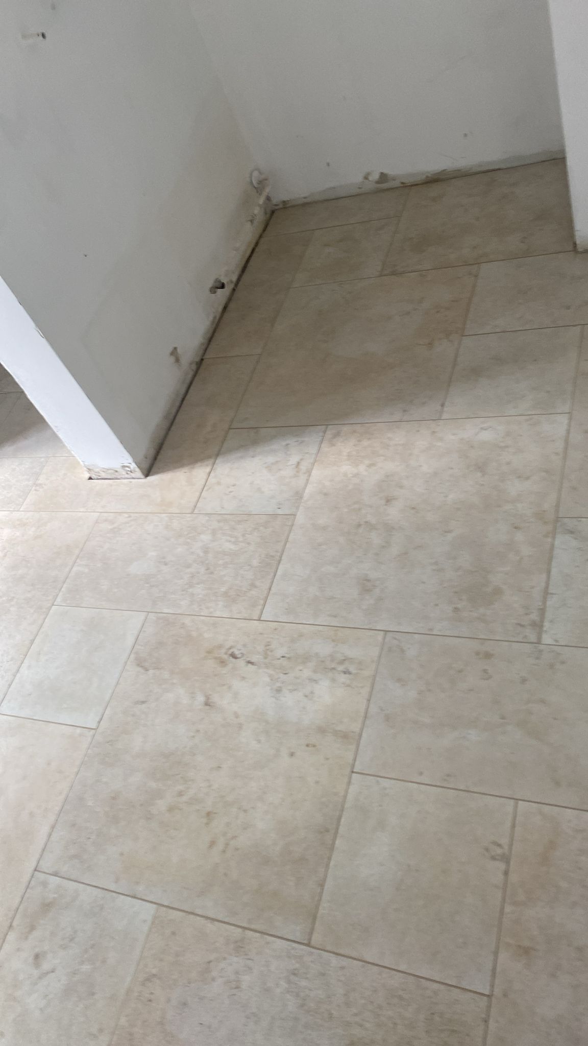 Fliesenverlegung
